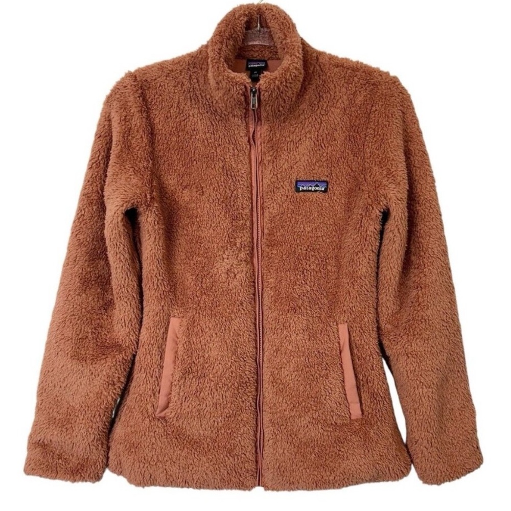 Patagonia Los Gatos Fleece Jacket Womens Size XS Orange Pink